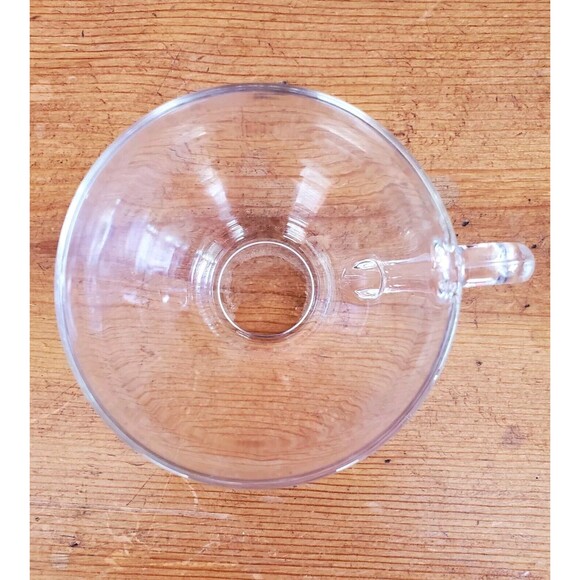 Coffee Tea 8oz Arcoroc France Clear Glass Espresso Punch Bowl Cups Set Of 8 - Picture 5 of 9